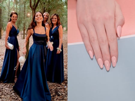 giulia de lellis abito blu